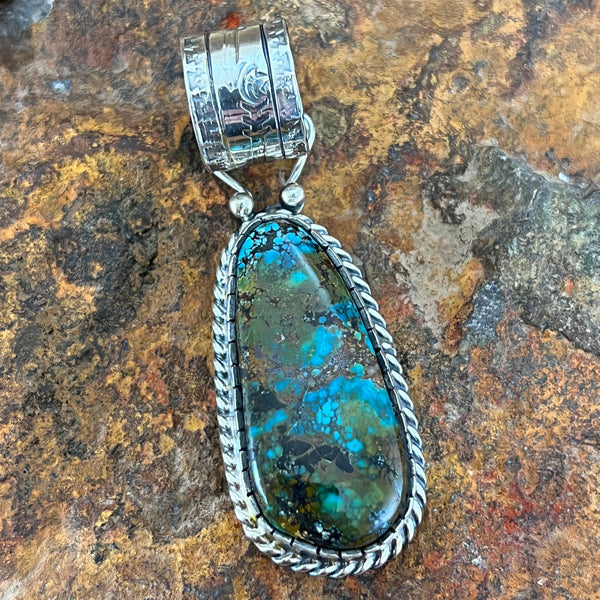 Campitos Turquoise Sterling Silver Necklace