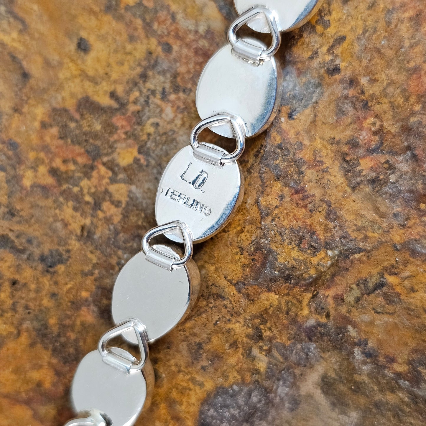 Fresh Water Pearl Sterling Silver Bracelet Link by Loretta Delgarito