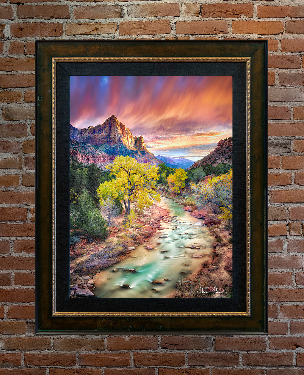 Dave Drost Photograph - 'Last Light on the Watchman'