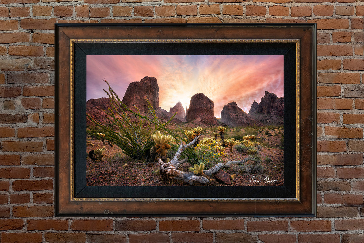Dave Drost Photograph - 'Sunrise over Kofa Mountains'