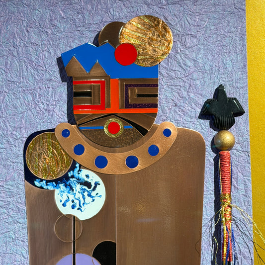 Contemporary Copper Art Oberkirsch Design - Kachina VIII