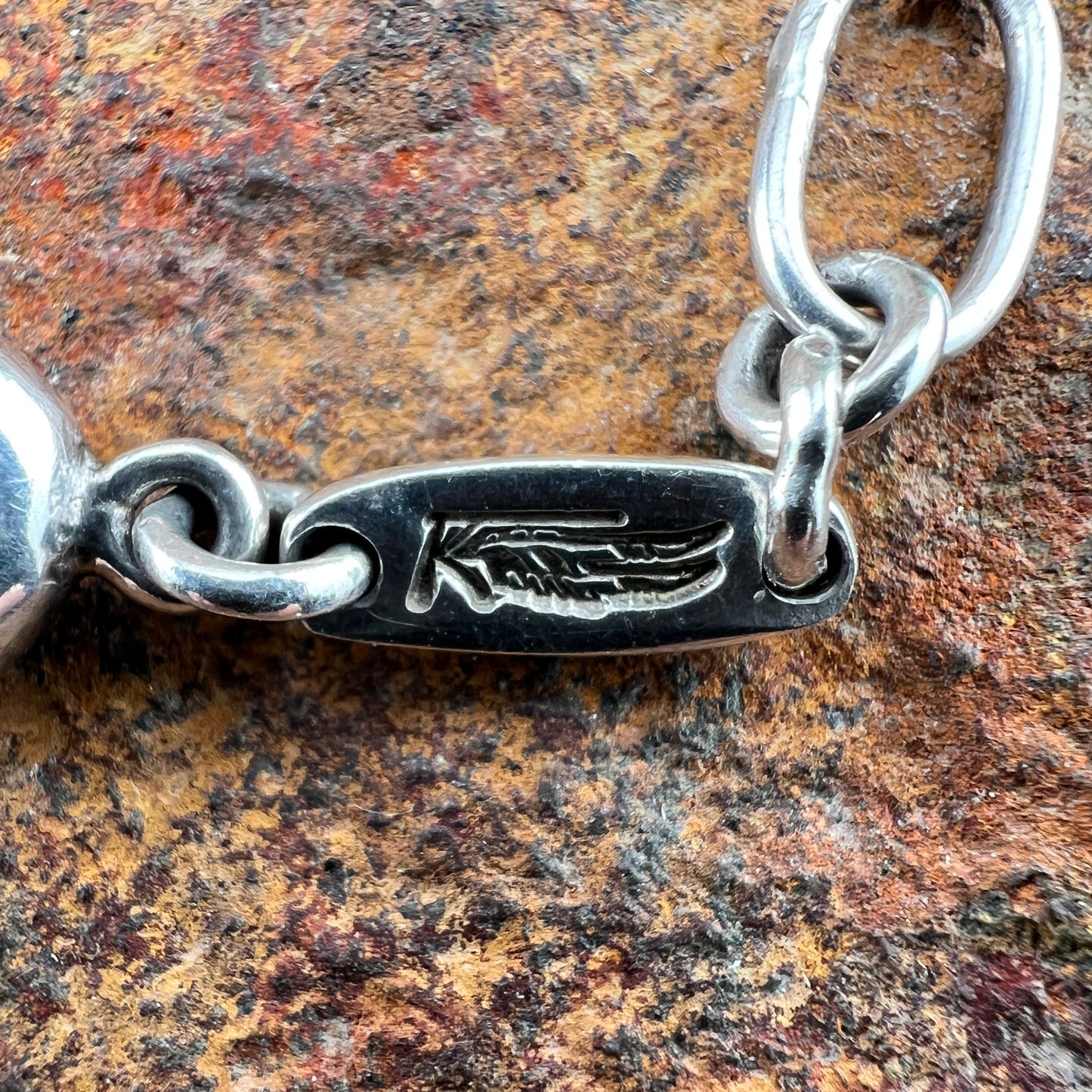 Vintage Ray Tracey Sterling Silver Bear Bracelet - Estate