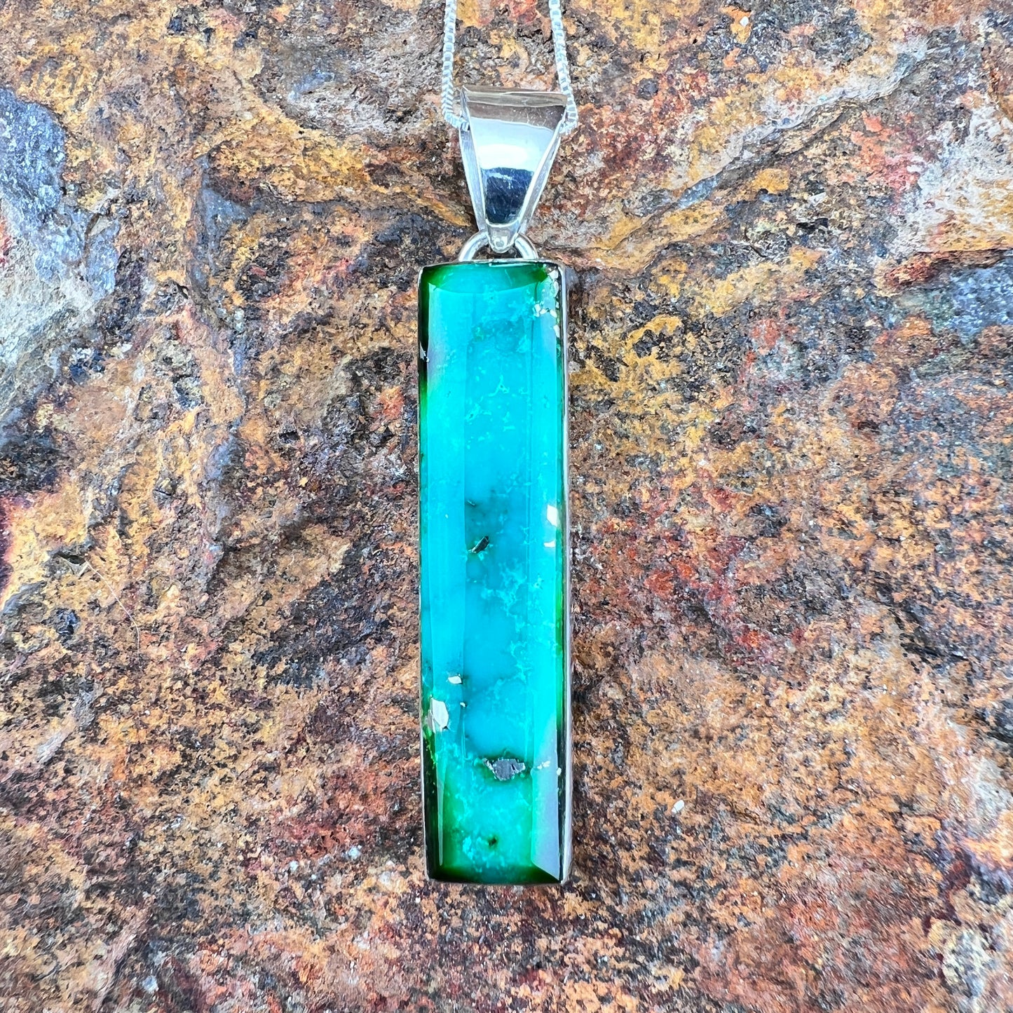 Sonoran Gold Turquoise Pendant by Cathy Webster