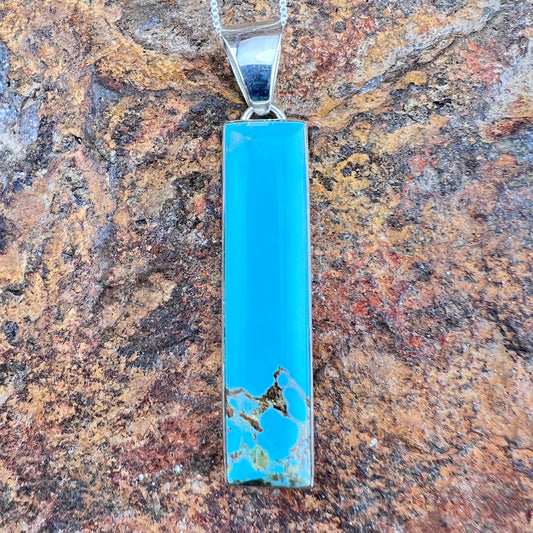 Prince Turquoise Pendant by Cathy Webster