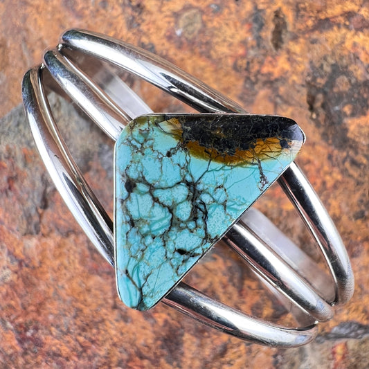 Blackjack Turquoise Bracelet by Wil Denetdale