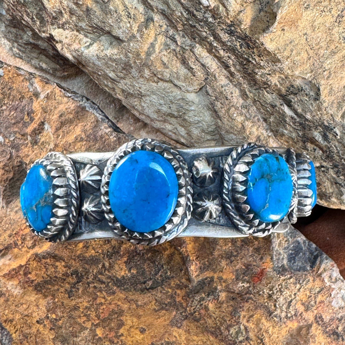 Ithaca Peak Turquoise Cuff Bracelet by Billy Jaramillo