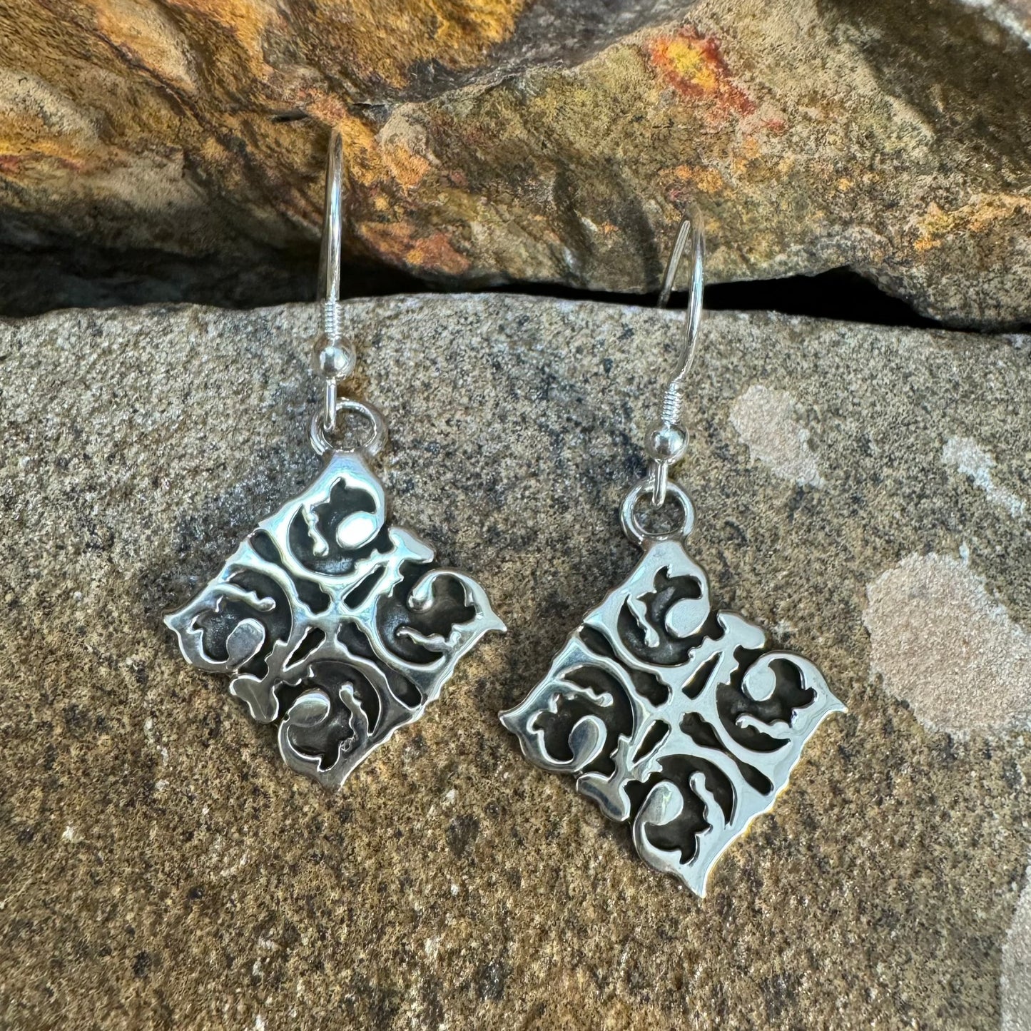 David Rosales Silver Country Sterling Silver Earrings