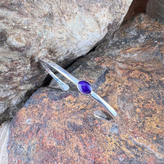 Sugilite Petite Cuff Bracelet by Artie Yellowhorse