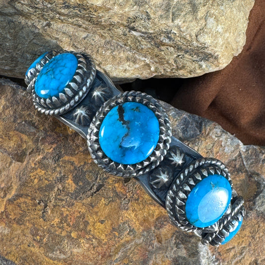 Ithaca Peak Turquoise Cuff Bracelet by Billy Jaramillo