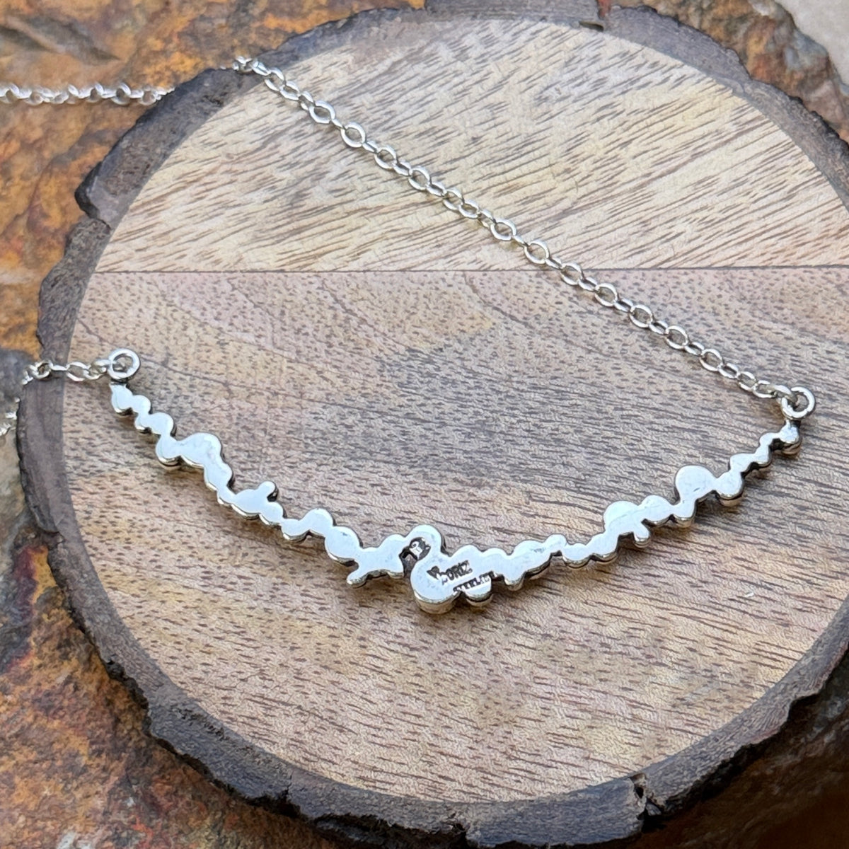 Million Drops Fresh Water Pearl Sterling Silver Necklace by Ray Coriz