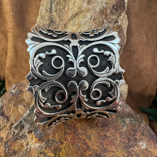 David Rosales Silver Country Sterling Silver Bracelet