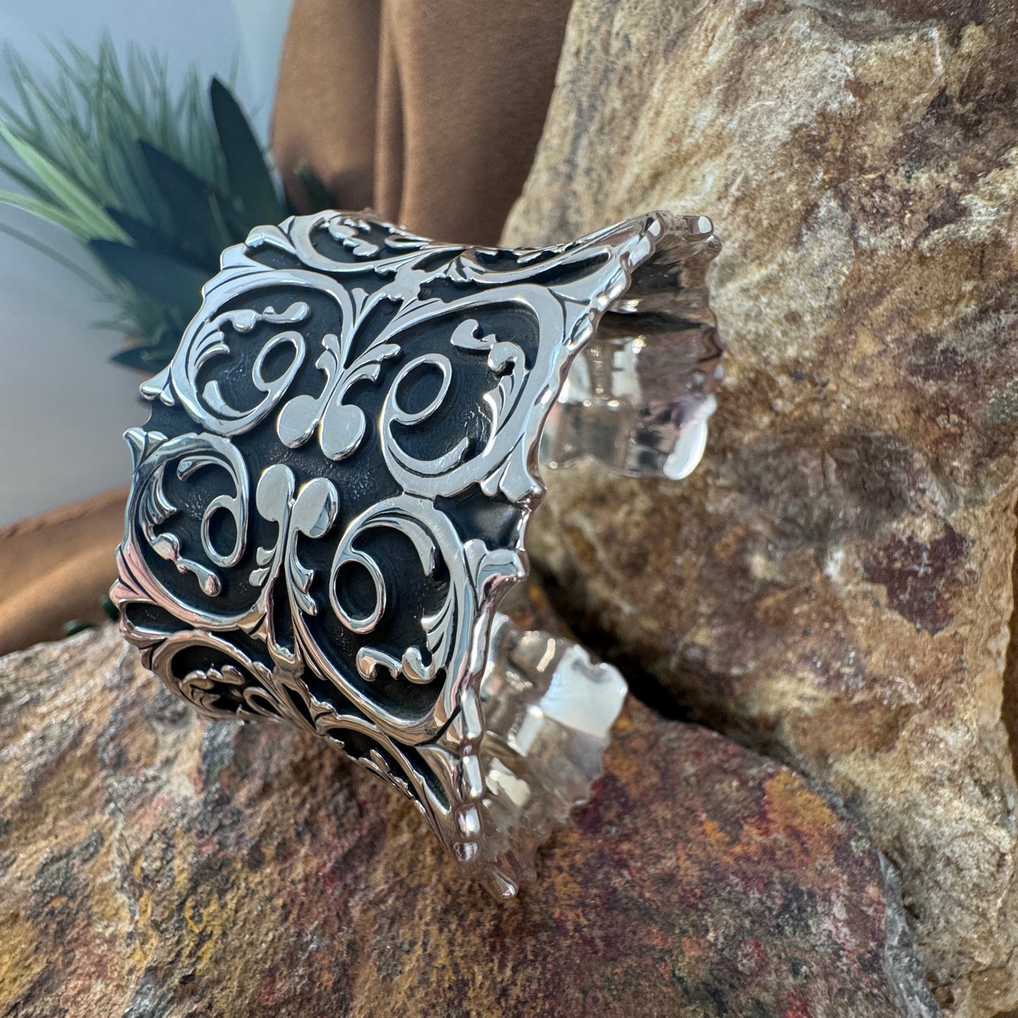 David Rosales Silver Country Sterling Silver Bracelet