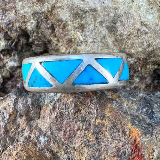 Kingman Turquoise Ring - Size 10.5