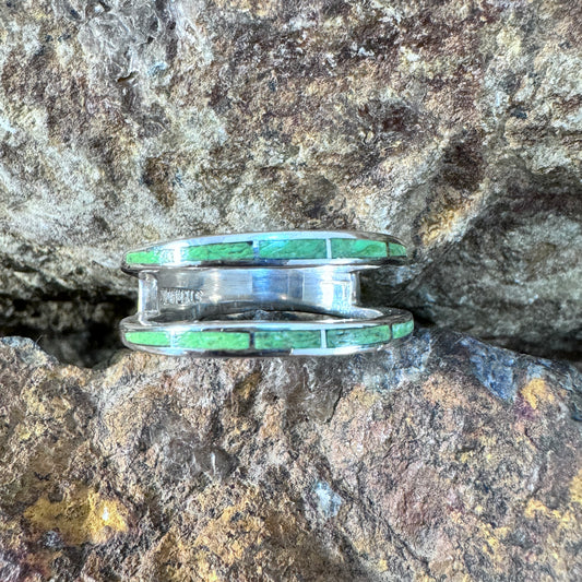 David Rosales Gaspiete Inlaid Sterling Silver Ring