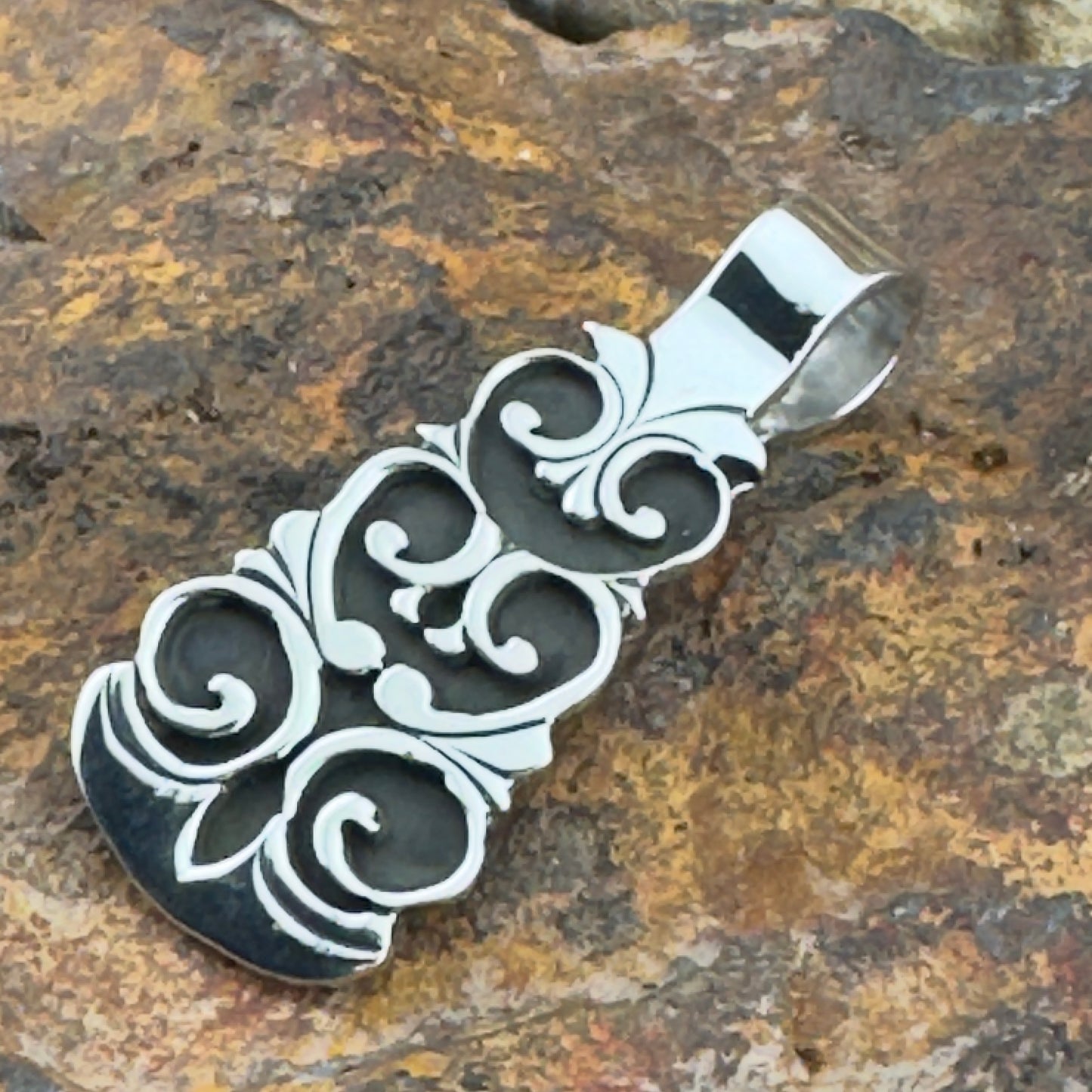 David Rosales Silver Country Sterling Silver Pendant
