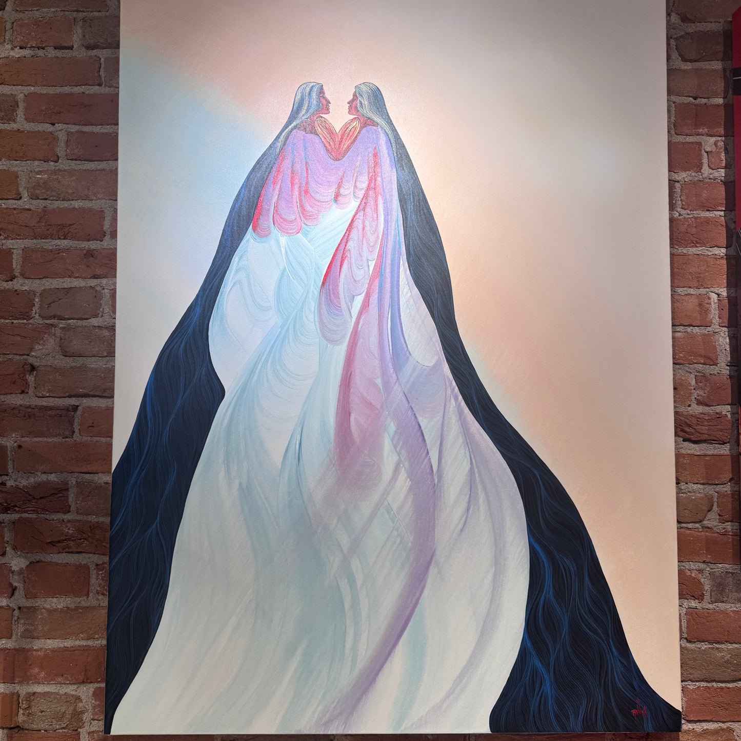 'When Two Hearts Become One' by Bill Rabbit - Original