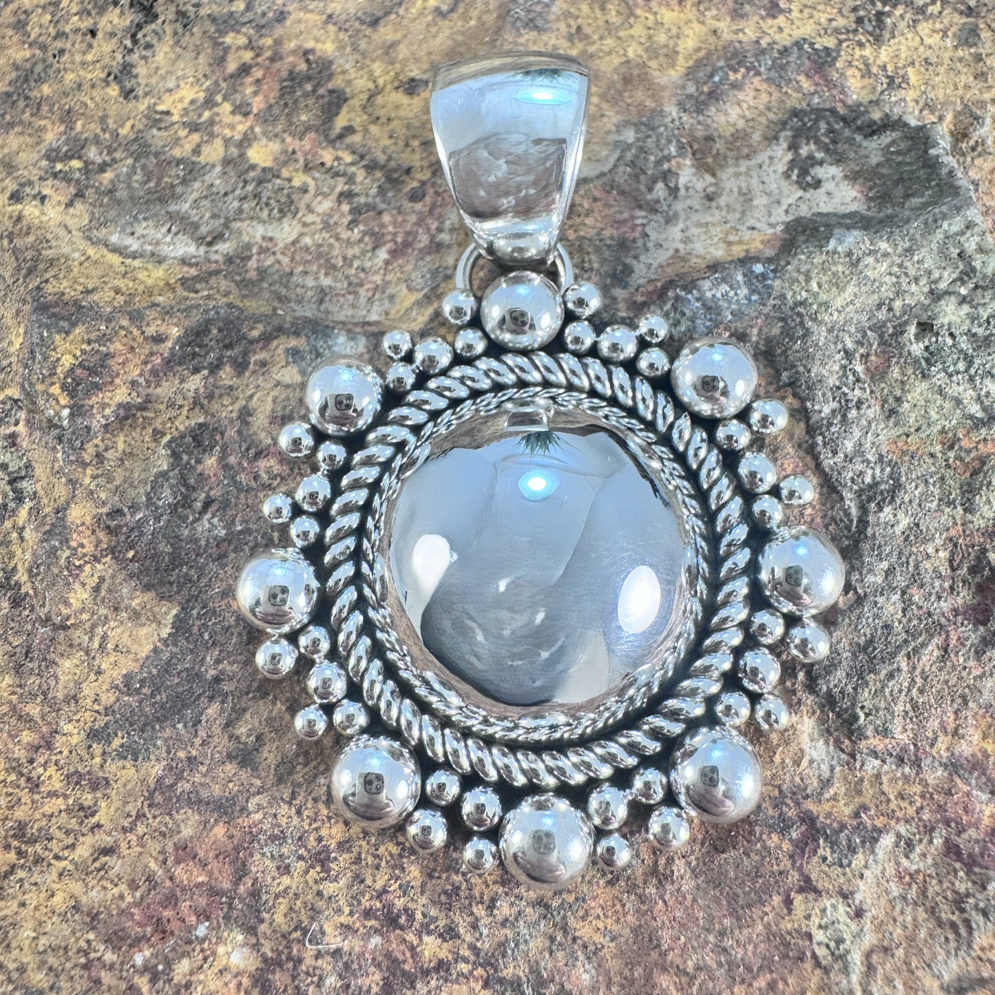 Sterling Silver Pendant by Artie Yellowhorse