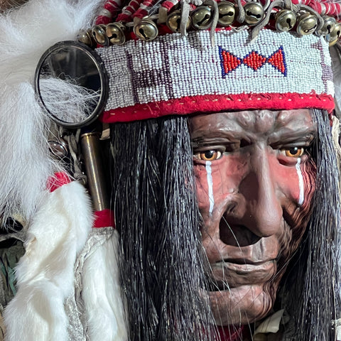 Pahokatawa Native American Style Spirit Mask by Cindy Jo Popejoy