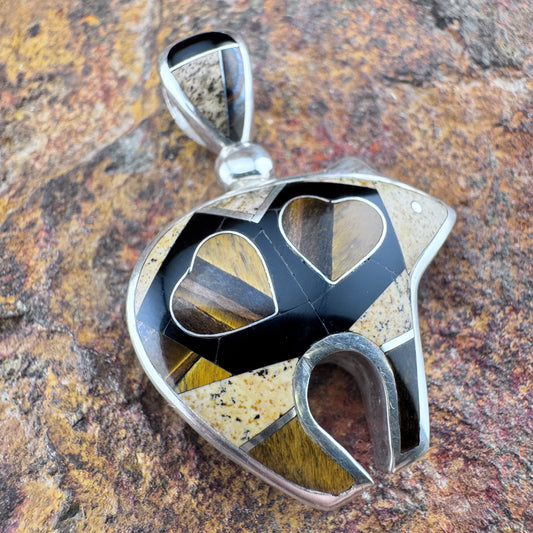 Vintage Bear Pendant by G.L. Miller - Estate