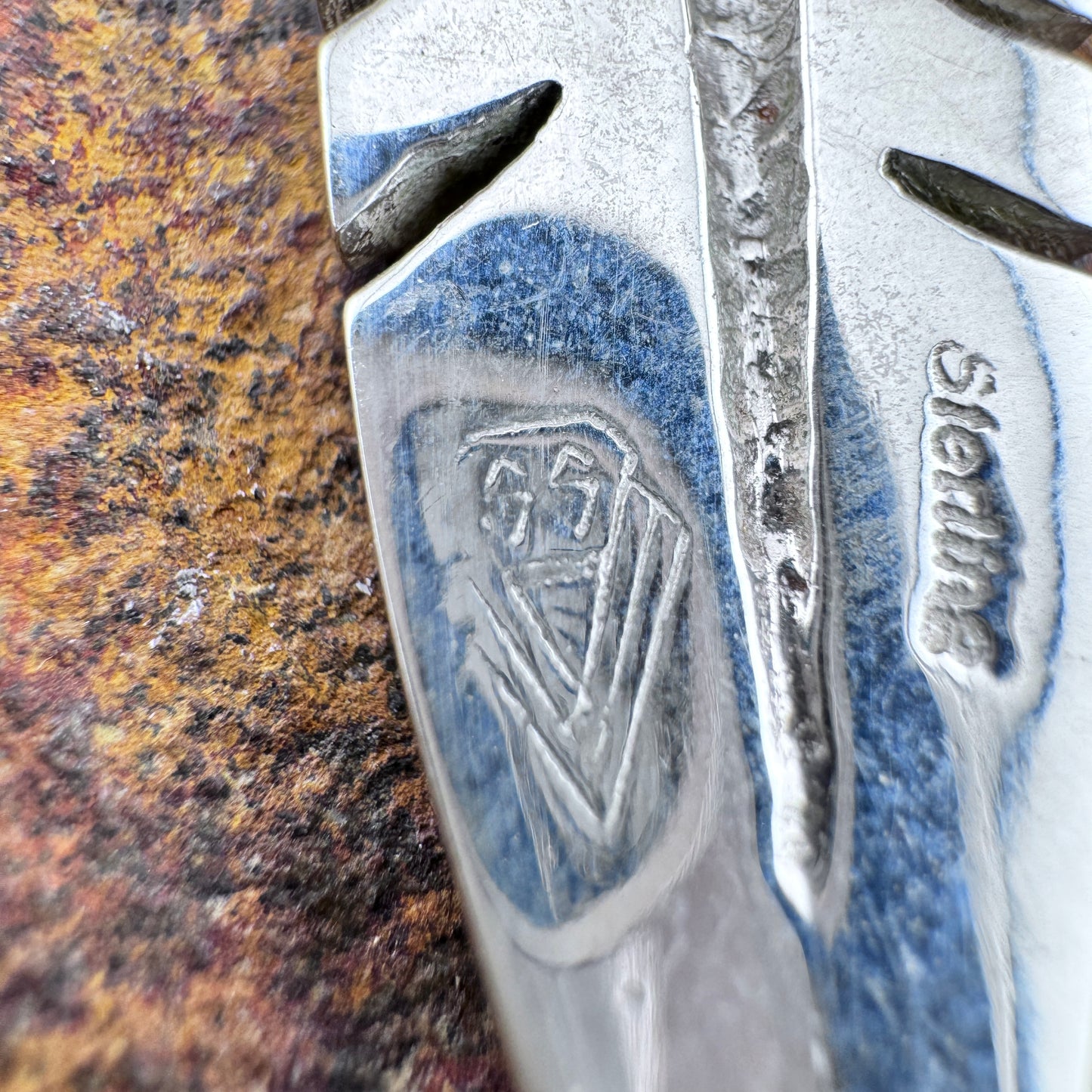 Vintage David Rosales Shalako Feather Pendant - Estate