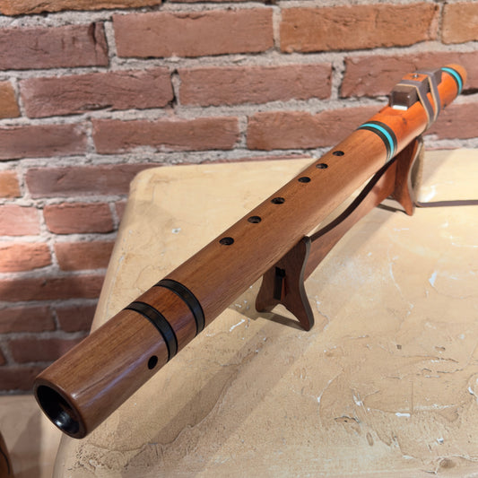 Native Sunrise - Key of E Spanish Cedar Flute by Ron Stutz