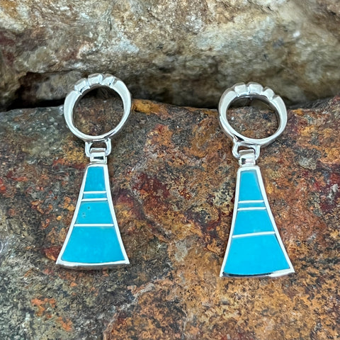 as part of the Arizona Blue Collection, feature Kingman Turquoise.
