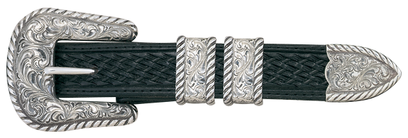 Vogt Silversmiths 1" Lawman Belt Buckle