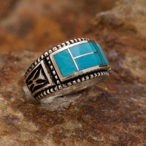 David Rosales Arizona Blue Sterling Silver Ring