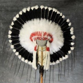 Shadow Warrior Headdress by Navajo Artists