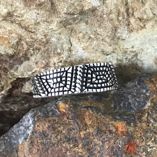 Traditional Sterling Silver Ring by Elgin Tom