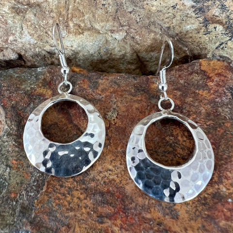 Traditional Sterling Silver Earrings by Pauline Nelson