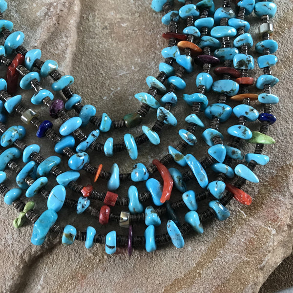 Bead Pen Turquoise & Black PEN18-3616 - Saorsa Studio of Beads