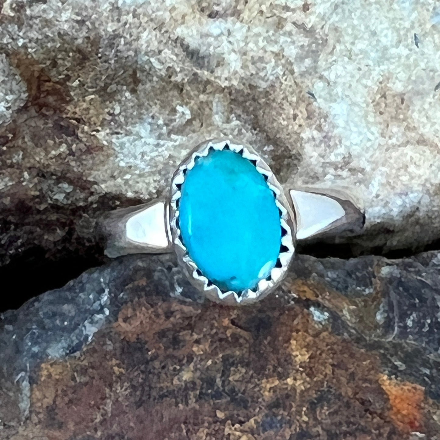 David Rosales Arizona Blue Sterling Silver Ring