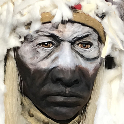 'Fish Dog Skin' Native American Style Spirit Mask by Cindy Jo Popejoy