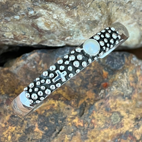 Million Drops Fresh Water Pearl Sterling Silver Bracelet by Ray Coriz