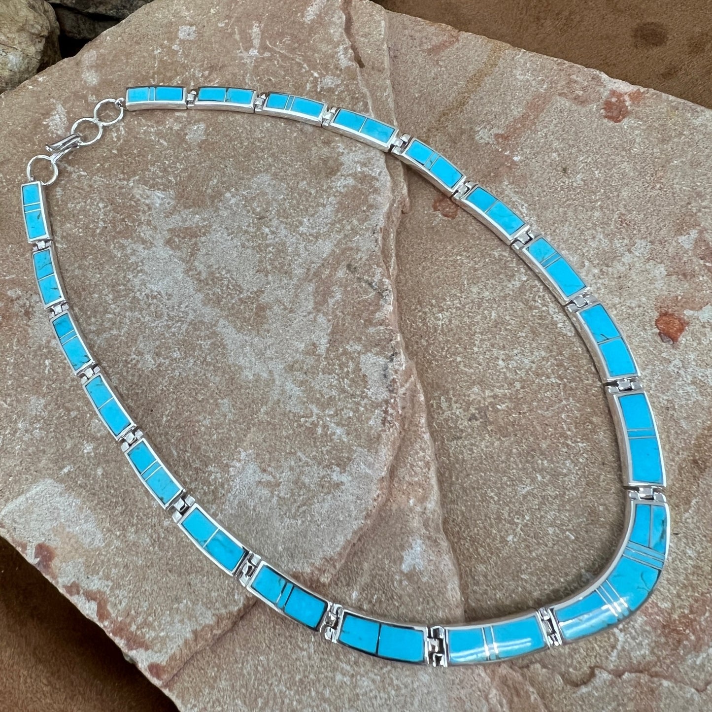 as part of the Arizona Blue Collection features Kingman Turquoise