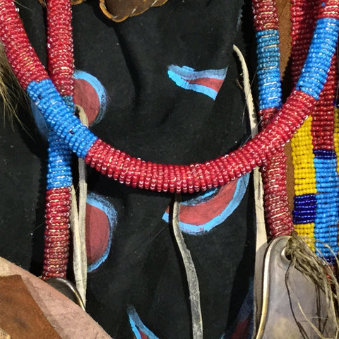 Brave Thunder II Native American Style Spirit Mask by Cindy Jo Popejoy