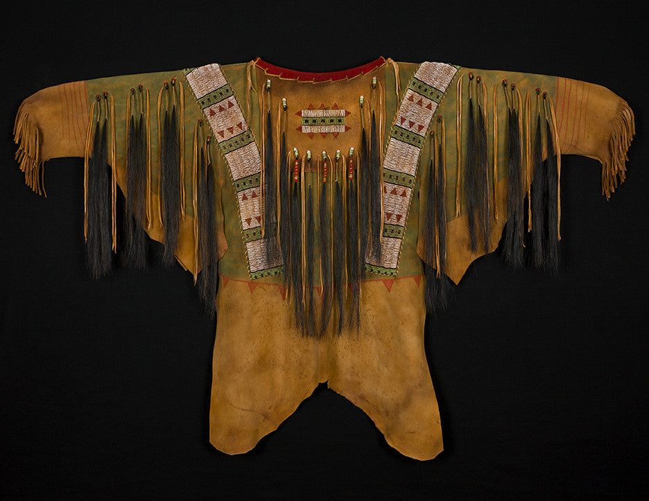 Lakota Sioux War Shirt by John MacLeod Black Arrow Native American Jewelry & Art Lakota Sioux War Shirt by John MacLeod Black Arrow Native American Jewelry & Art