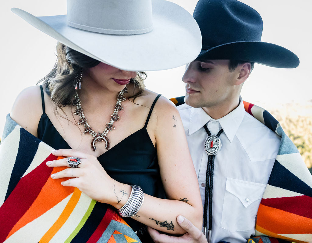 Blue Moon Tuquoise Sterling Silver Necklace by Billy Jaramillo