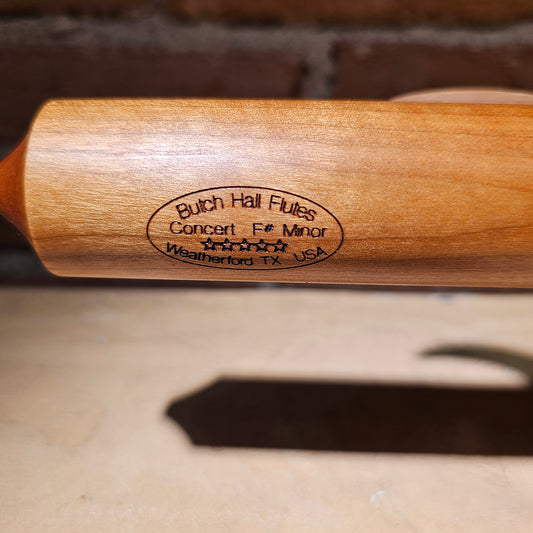 Butch Hall Cedar Concert Flute in F#-m