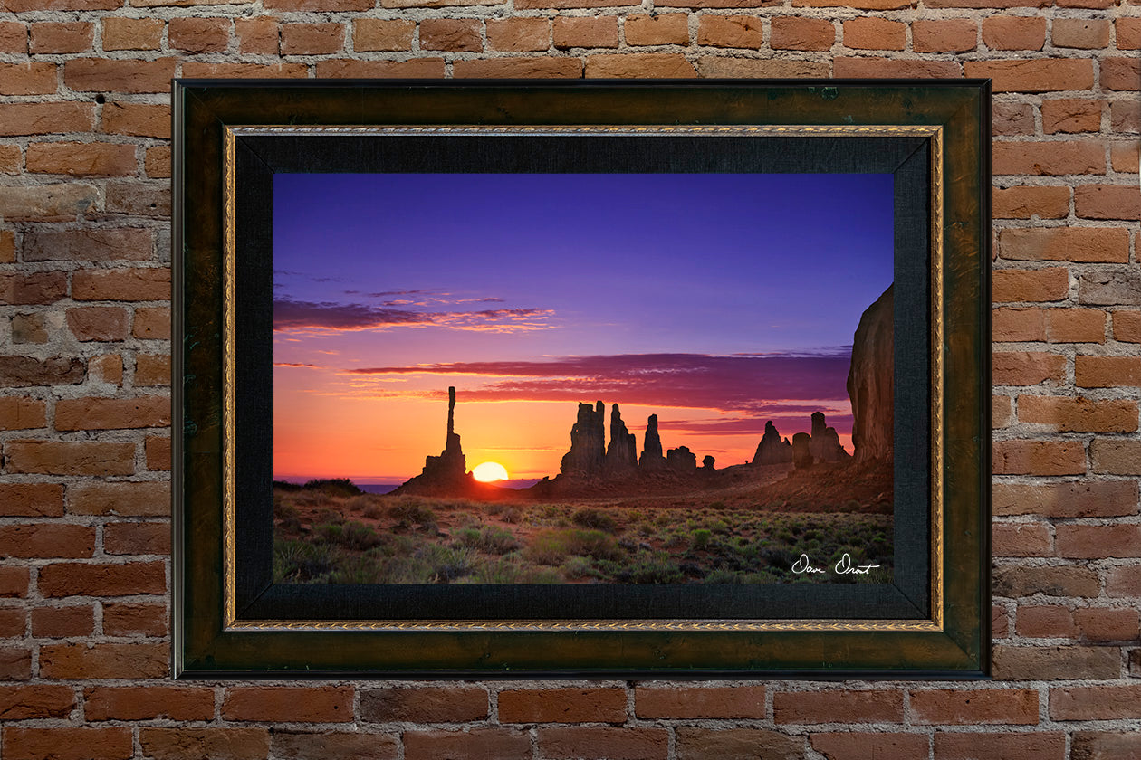 Dave Drost Photograph - 'Totempole Sunrise'
