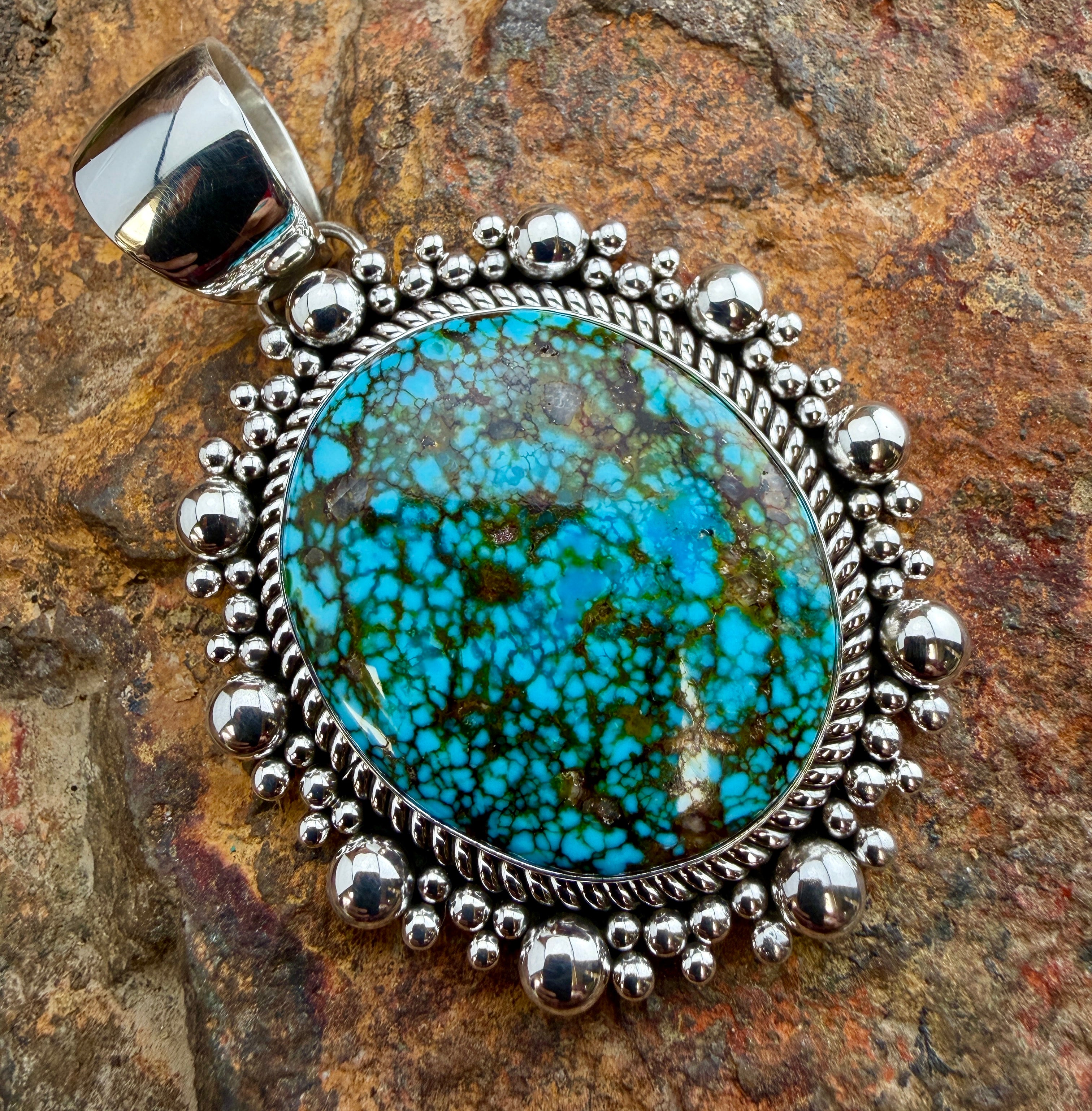 Kingman Turquoise Jewelry | Classic Native Silver Art – Black