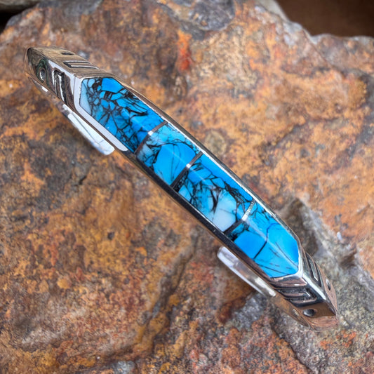 Inlaid cuff with dolomite