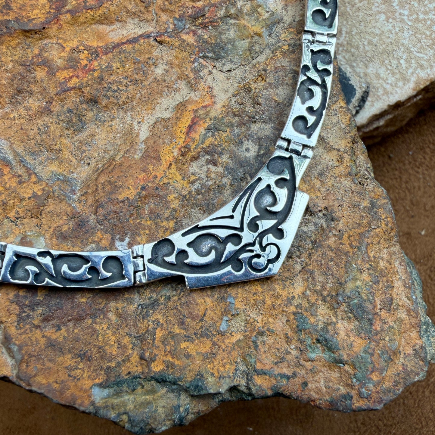 David Rosales Silver Country Sterling Silver Necklace