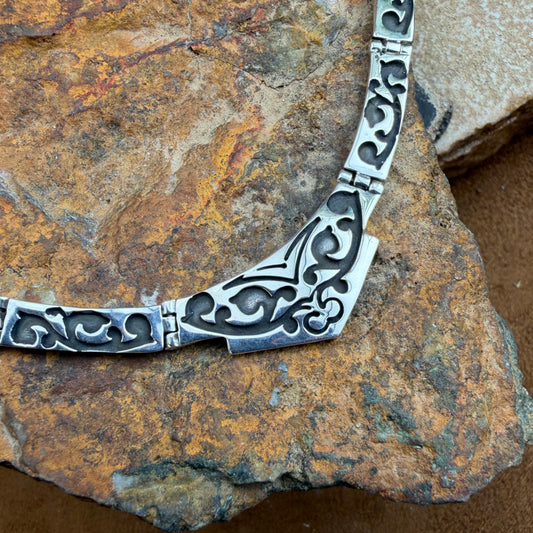 David Rosales Silver Country Sterling Silver Necklace