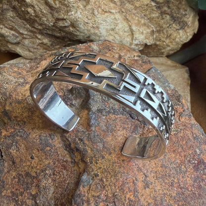 Vintage - David Rosales Silver Country Cuff Bracelet - Estate