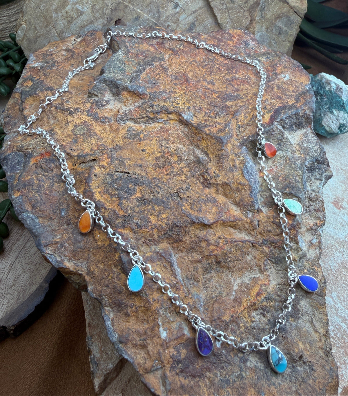 David Rosales Indian Summer Dangle Necklace