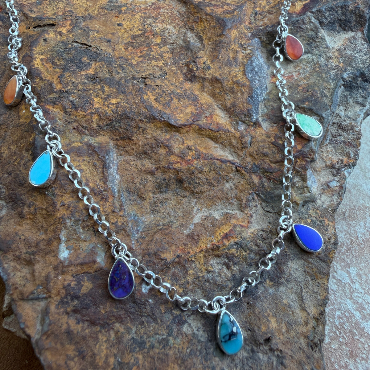 David Rosales Indian Summer Dangle Necklace