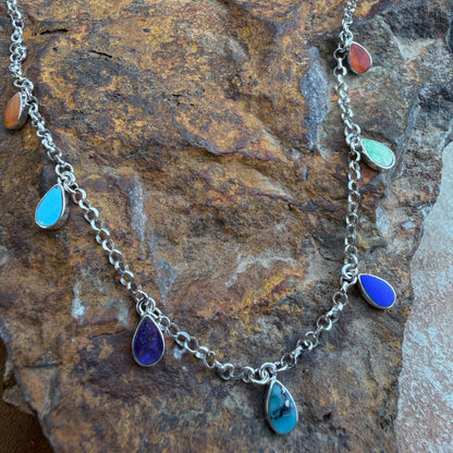 David Rosales Indian Summer Dangle Necklace