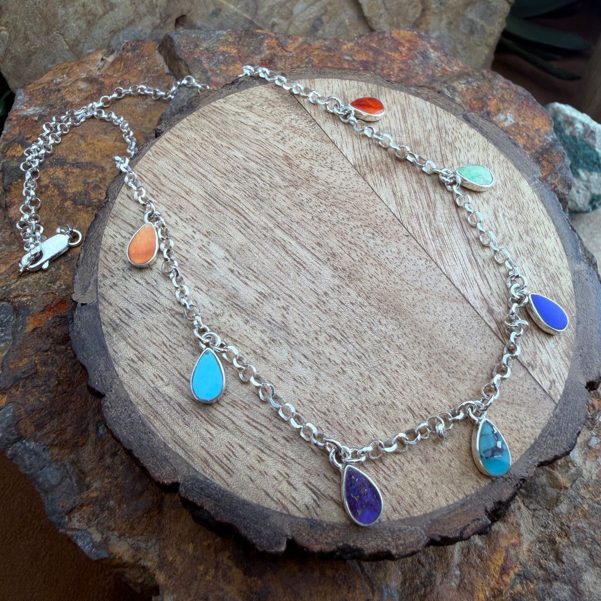 David Rosales Indian Summer Dangle Necklace